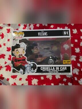 Funko Pop! Rides Cruella in Car - Red & Black
